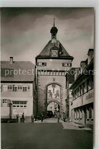 AK / Ansichtskarte Bietigheim Baden Unteres Tor  Kat. Bietigheim