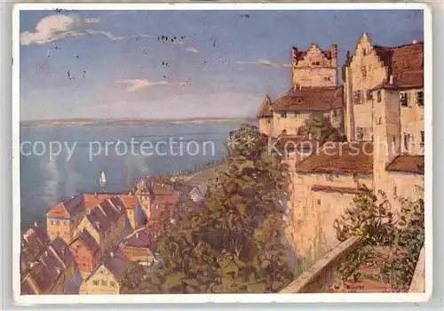 AK / Ansichtskarte Meersburg Bodensee Schloss Kat. Meersburg