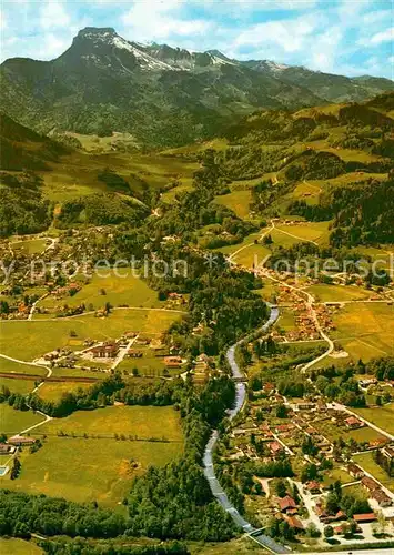 AK / Ansichtskarte Niederaudorf Fliegeraufnahme Auerbach Reisach Bruennstein Kat. Oberaudorf