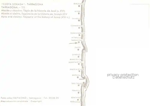 AK / Ansichtskarte Tarragona Abside y claustra Kat. Costa Dorada Spanien