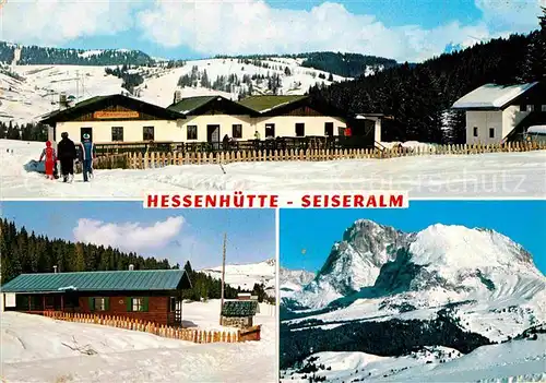 AK / Ansichtskarte Seiser Alm Hessenhuette Jugendheim Suedtirol Kat. Seis am Schlern Kastelruth Suedtirol