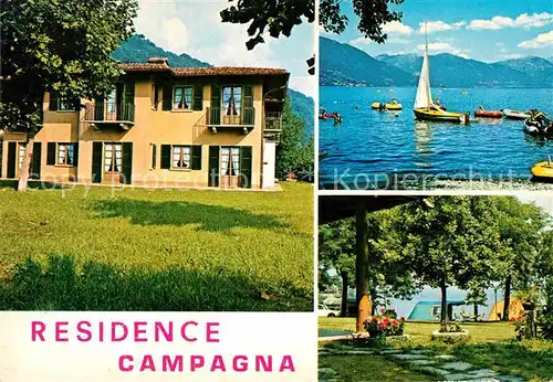 AK / Ansichtskarte Cannobio Lago Maggiore Residence Camping Campagna Bungalow Restaurant Kat. Italien