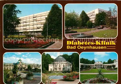 AK / Ansichtskarte Bad Oeynhausen Diabetes Klinik Park Kat. Bad Oeynhausen