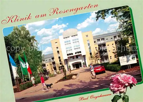 AK / Ansichtskarte Bad Oeynhausen Klinik am Rosengarten Rosenbluete Kat. Bad Oeynhausen