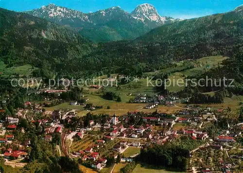 AK / Ansichtskarte Bad Feilnbach mit Wendelstein Bayerische Alpen Fliegeraufnahme Kat. Bad Feilnbach
