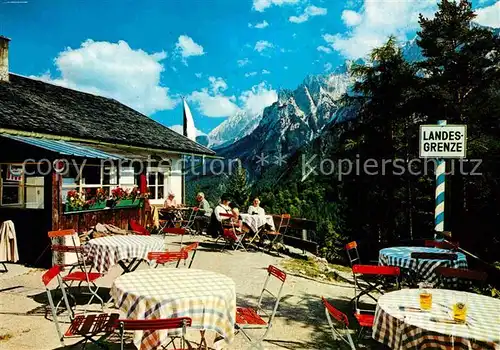 AK / Ansichtskarte Mittenwald Bayern Ederkanzel  Kat. Mittenwald