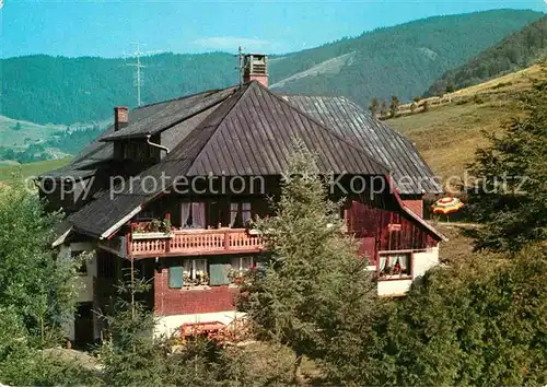 AK / Ansichtskarte Bernau Schwarzwald Hotel Jaegerhof Kat. Bernau im Schwarzwald