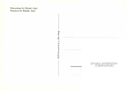 AK / Ansichtskarte Steyl Niederlande Missionshaus St. Michael Kat. Niederlande
