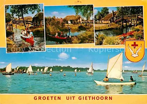 AK / Ansichtskarte Giethoorn Segelboot  Kat. Steenwijkerland