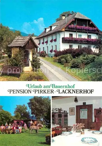 AK / Ansichtskarte Feldkirchen Kaernten Pension Pirker Lacknerhof Urlaub am Bauernhof Kat. Feldkirchen in Kaernten