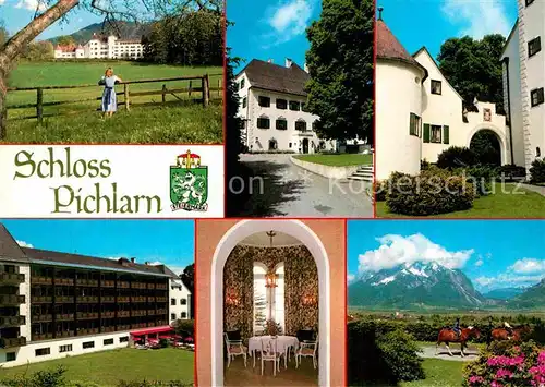 AK / Ansichtskarte Irdning Schloss Pichlarn Ausritt Alpenblick Kat. Irdning Ennstal Steiermark