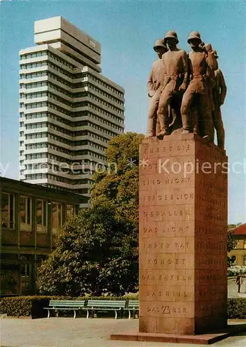 AK / Ansichtskarte Kaiserslautern 23er Denkmal und Rathaus Kat. Kaiserslautern