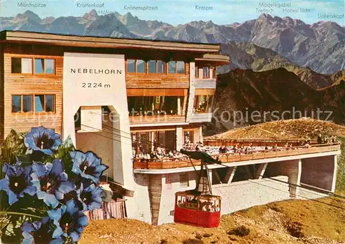 AK / Ansichtskarte Seilbahn Nebelhorn Bergstation Oberstdorf  Kat. Bahnen