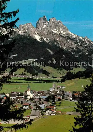 AK / Ansichtskarte Tannheim Tirol mit Rotflueh und Gimpel Kat. Tannheim