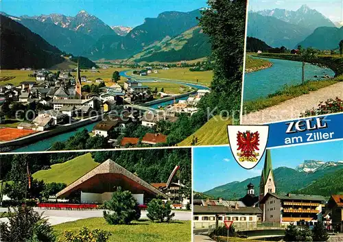 AK / Ansichtskarte Zell Ziller Tirol Panorama Teilansichten Kat. Zell am Ziller