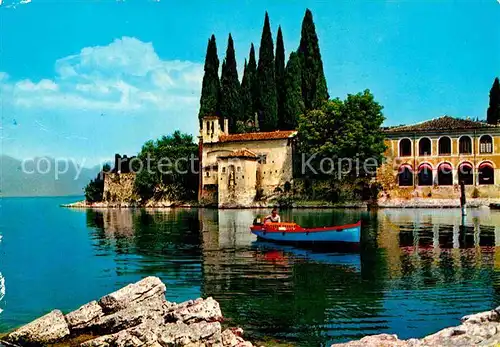 AK / Ansichtskarte San Vigilio Lago di Garda Teilansicht