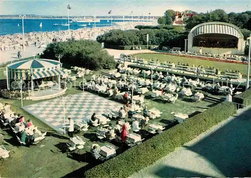 AK / Ansichtskarte Travemuende Ostseebad Casino Garten Kat. Luebeck