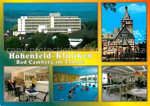 AK / Ansichtskarte Bad Camberg Hohenfeld Kliniken Schwimmbad Kat. Bad Camberg