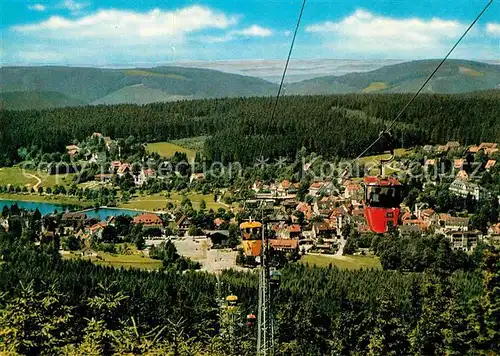 AK / Ansichtskarte Hahnenklee Bockswiese Harz Seilbahn zum hohen Bocksberg Kat. Goslar