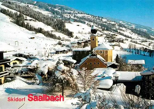 AK / Ansichtskarte Saalbach Hinterglemm Skigebiet  Kat. Saalbach Hinterglemm