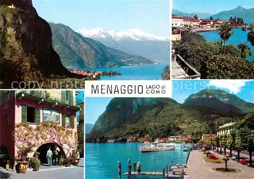 AK / Ansichtskarte Menaggio Lago di Como Seepartien Kat. 