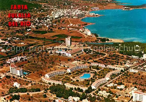 AK / Ansichtskarte Santa Eulalia del Rio Fliegeraufnahme Kat. Ibiza Islas Baleares