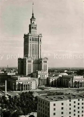 AK / Ansichtskarte Warszawa Palac Kultury i Nauki Kat. Warschau Polen