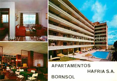 AK / Ansichtskarte Torremolinos Apartamentos Hafria S. A Bornsol Kat. Malaga Costa del Sol