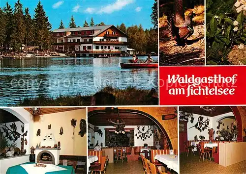 AK / Ansichtskarte Fichtelberg Bayreuth Waldgasthof am Fichtelsee  Kat. Fichtelberg