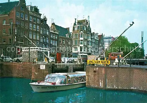 AK / Ansichtskarte Amsterdam Niederlande Haarlemmersluizen Ausflugsboot Rundfahrten Kat. Amsterdam