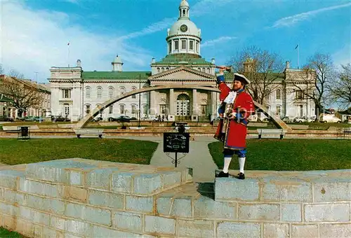 AK / Ansichtskarte Kingston Ontario Christopher Whyman proclamation in front of historic city hall Kat. Kingston
