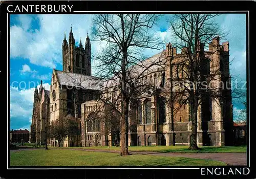 AK / Ansichtskarte Canterbury UK Cathedral from the east Kat. Canterbury
