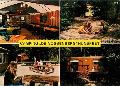 AK / Ansichtskarte Nunspeet Camping De Vossenberg Bungalow Tischtennis Kat. Nunspeet