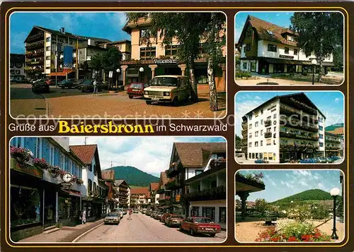 AK / Ansichtskarte Baiersbronn Schwarzwald Teilansichten Luftkurort Kat. Baiersbronn