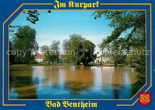 AK / Ansichtskarte Bad Bentheim Kurpark Teich Kat. Bad Bentheim
