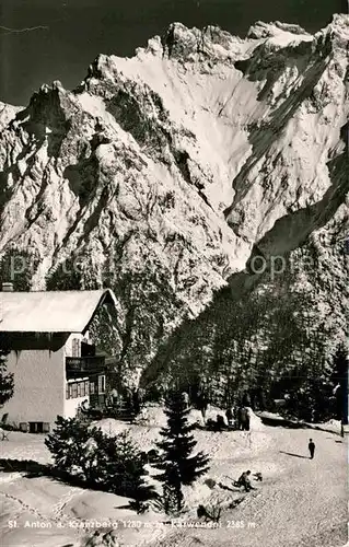 AK / Ansichtskarte St Anton Kranzberg mit Karwendel Kat. Garmisch Partenkirchen