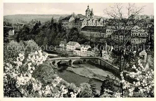 AK / Ansichtskarte Weilburg Lahn Schlossblick von der Adolfstrasse
