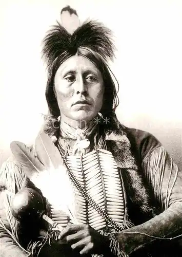 AK / Ansichtskarte Indianer Native American Two Hatchet Kiowa 1898 Kat. Regionales