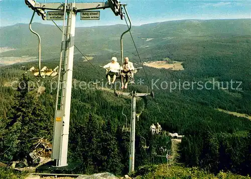 AK / Ansichtskarte Sessellift Arber Schutzhaus  Kat. Bahnen