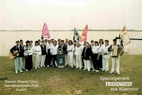 AK / Ansichtskarte Musikanten Damen Shanty Chor Marinekameradschaft Aurich  Kat. Musik