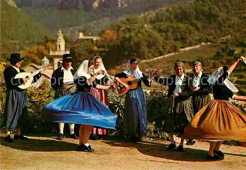 AK / Ansichtskarte Tanz Taenzer Mallorca Valldemosa Bailes Tipicos 