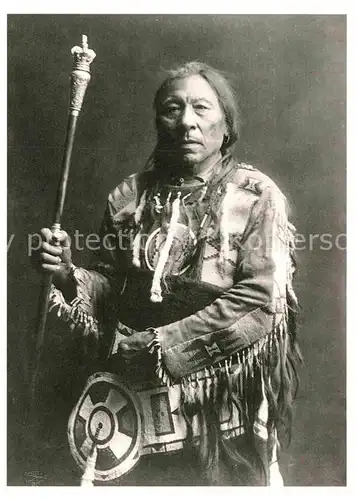 AK / Ansichtskarte Indianer Native American Running Rabbit Blackfoot 1900 Kat. Regionales