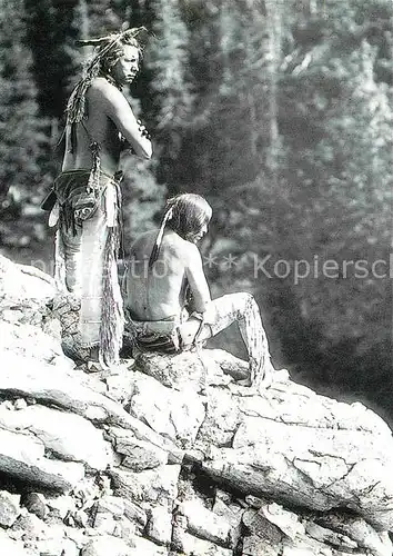 AK / Ansichtskarte Indianer Native American Song of the Canyon Skywalkers Kat. Regionales