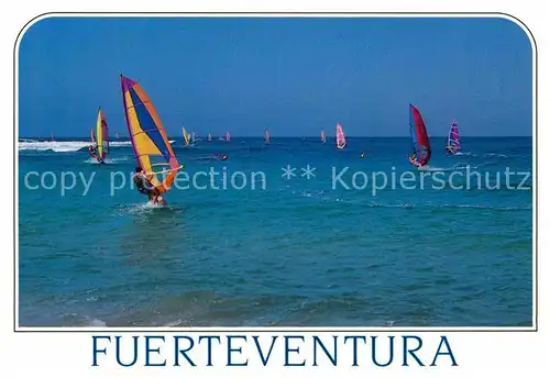 AK / Ansichtskarte Sport Windsurfen Corralejo Fuerteventura Kat. Sport