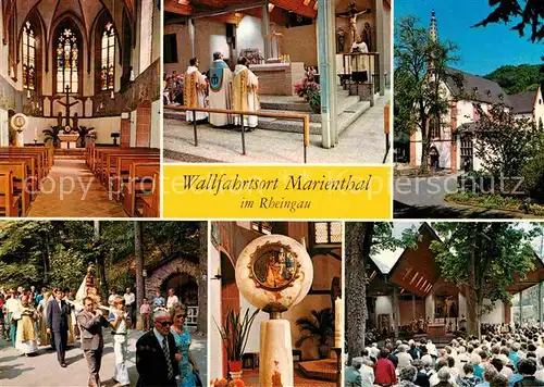 AK / Ansichtskarte Geisenheim Wallfahrtskirche Marienthal Inneres Prozession Kat. Geisenheim