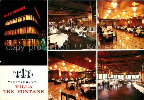 AK / Ansichtskarte Monreale Restaurant Villa Tre Fontane Gast und Speiseraeume Kat. Italien