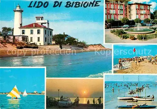 AK / Ansichtskarte Lido di Bibione Il Faro Fontane Spiaggia