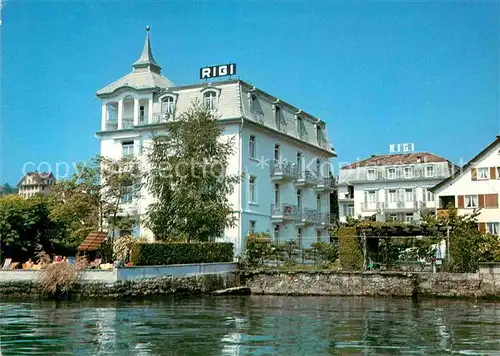 AK / Ansichtskarte Weggis Vierwaldstaettersee Hotel Rigi am See