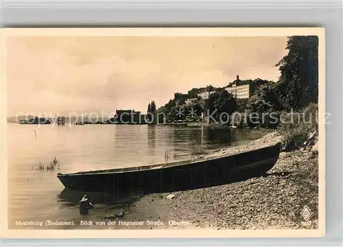 AK / Ansichtskarte Meersburg Bodensee Hafen Schloss Kat. Meersburg