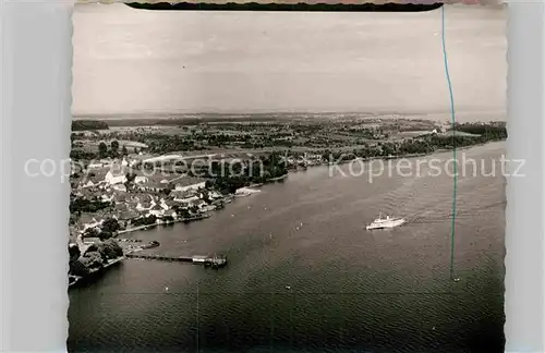 AK / Ansichtskarte Hagnau Bodensee Fliegeraufnahme Kat. Hagnau am Bodensee